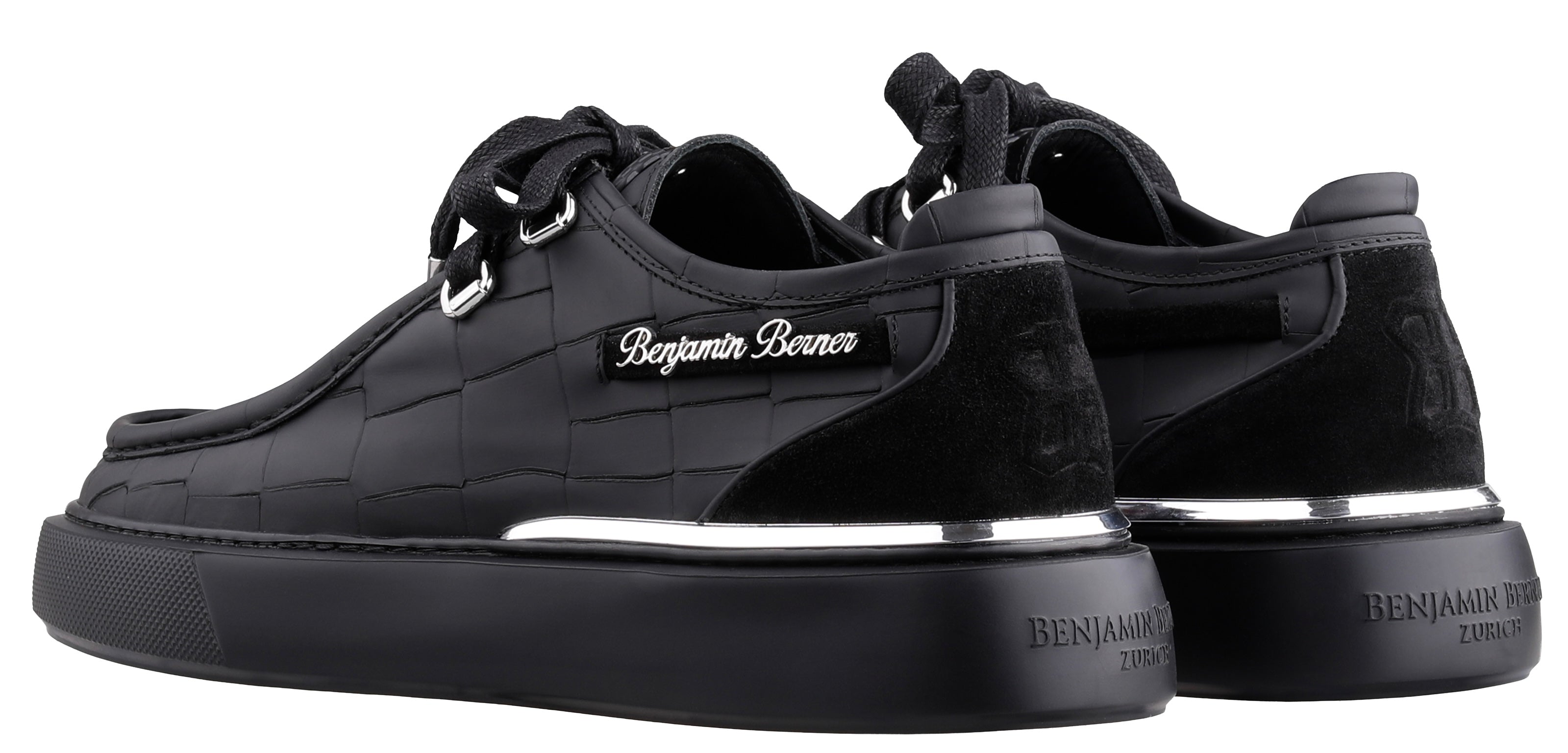 BNJ ARES ALL BLACK MATT CROCODILE