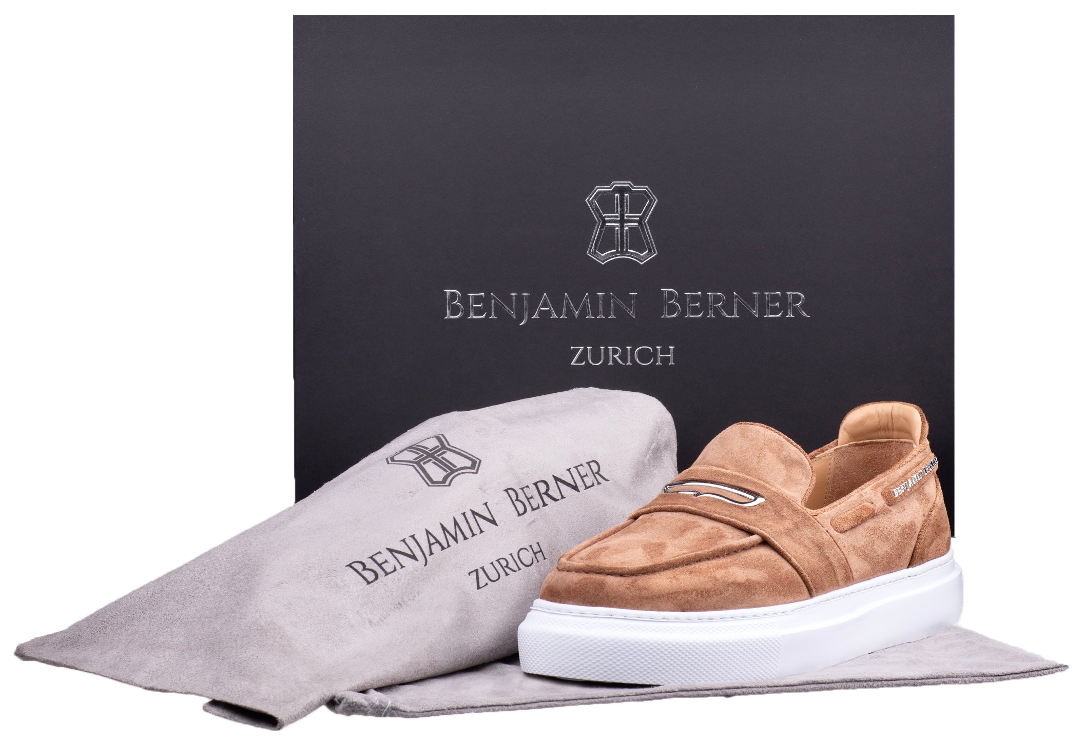 BNJ ENZO COPPER SUEDE PENNY LOAFER