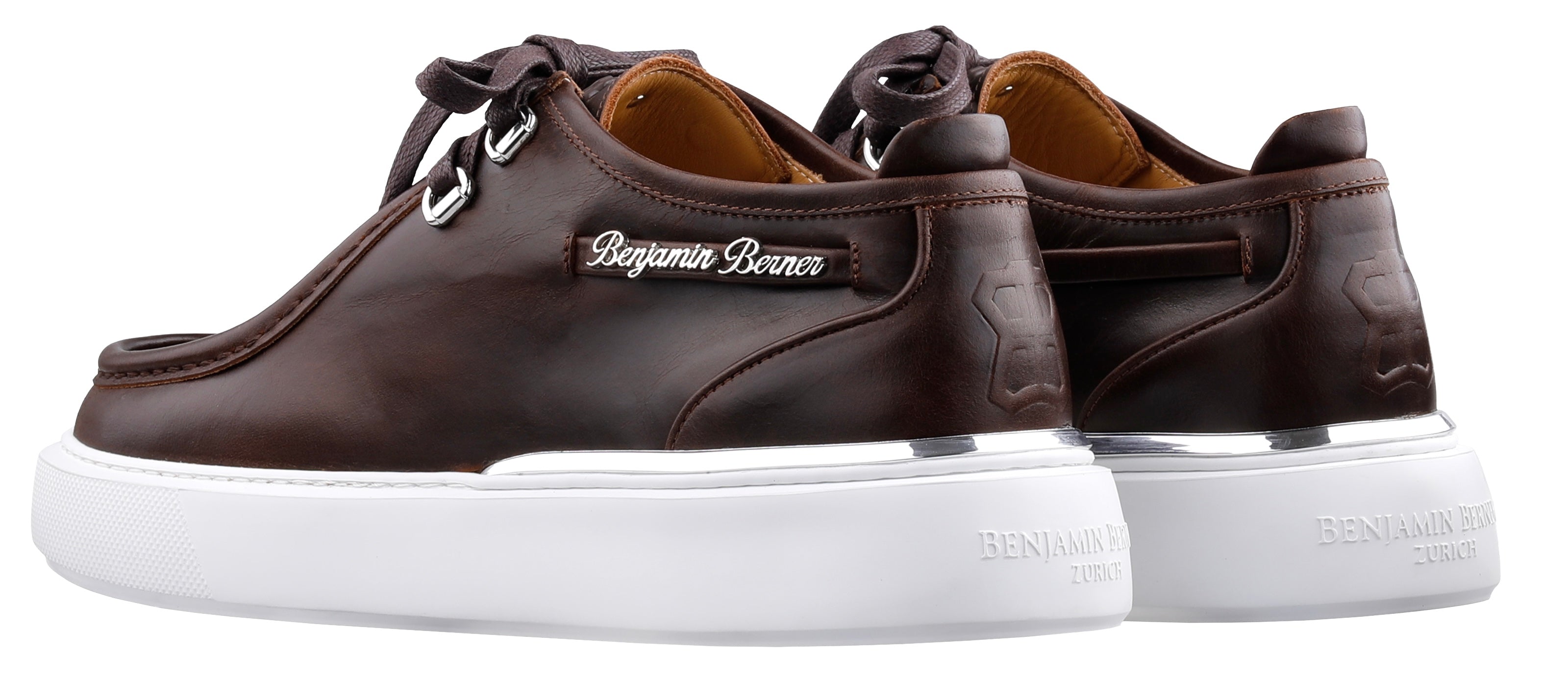 BNJ ARES BROWN NAPPA CALFSKIN