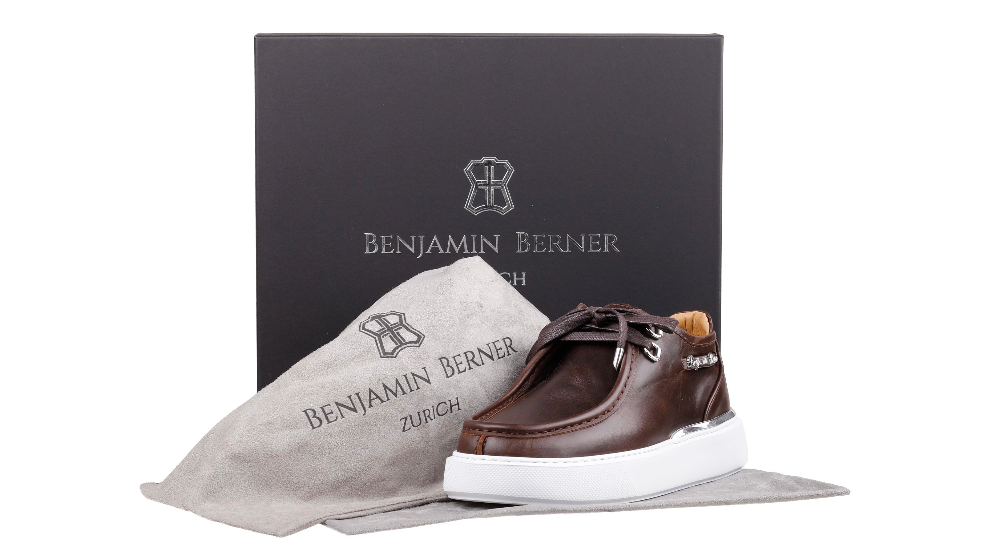 BNJ ARES BROWN NAPPA CALFSKIN