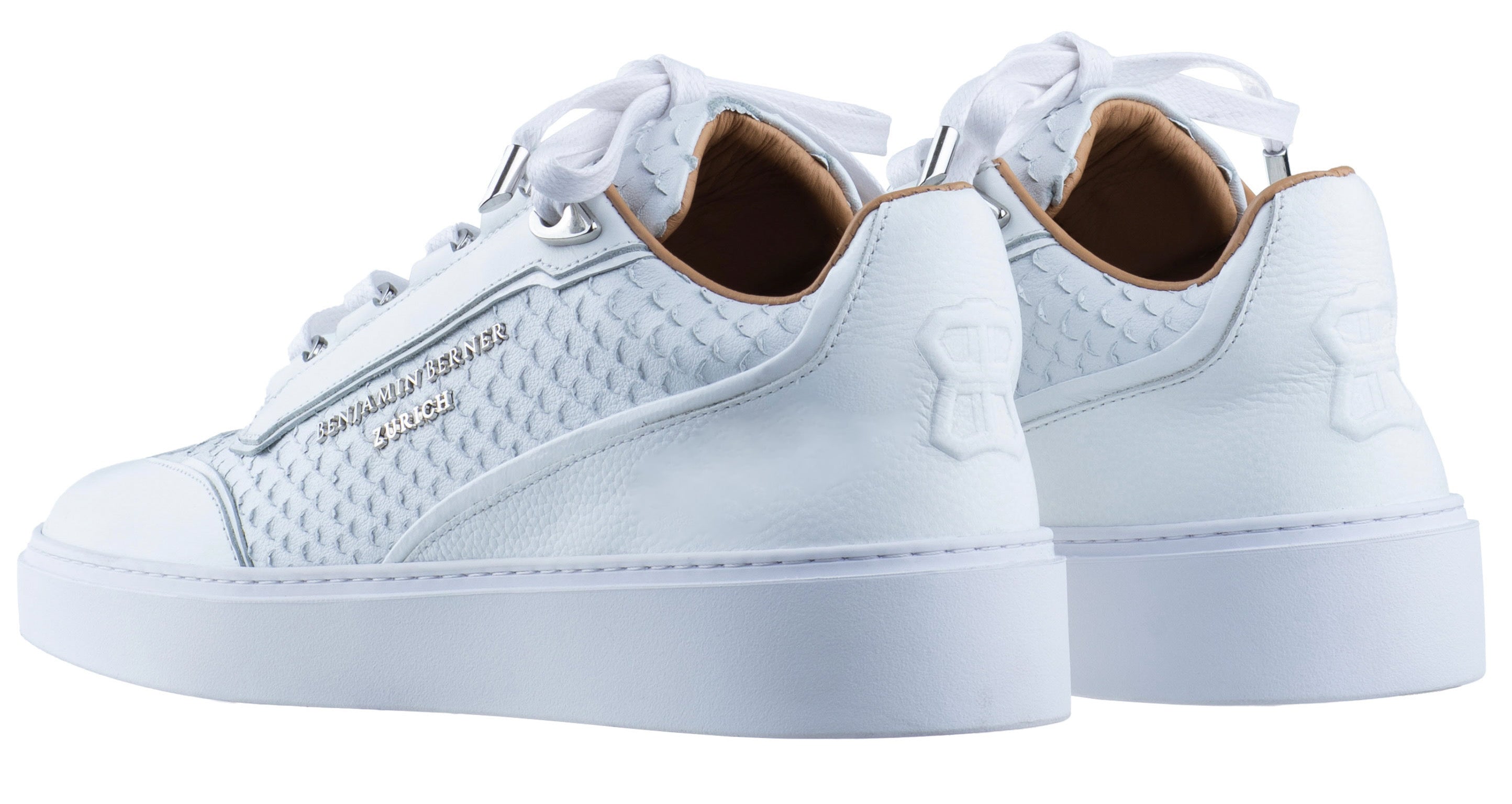 BNJ PABLO ALL WHITE PYTHON CUT NAPPA