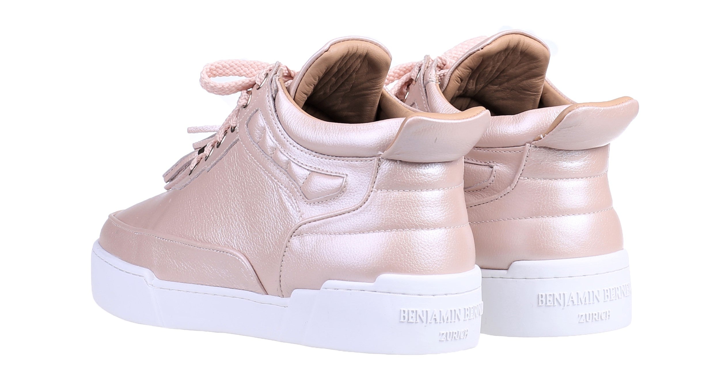 Women's Mid-Top Champagne Silk Finish Nappa