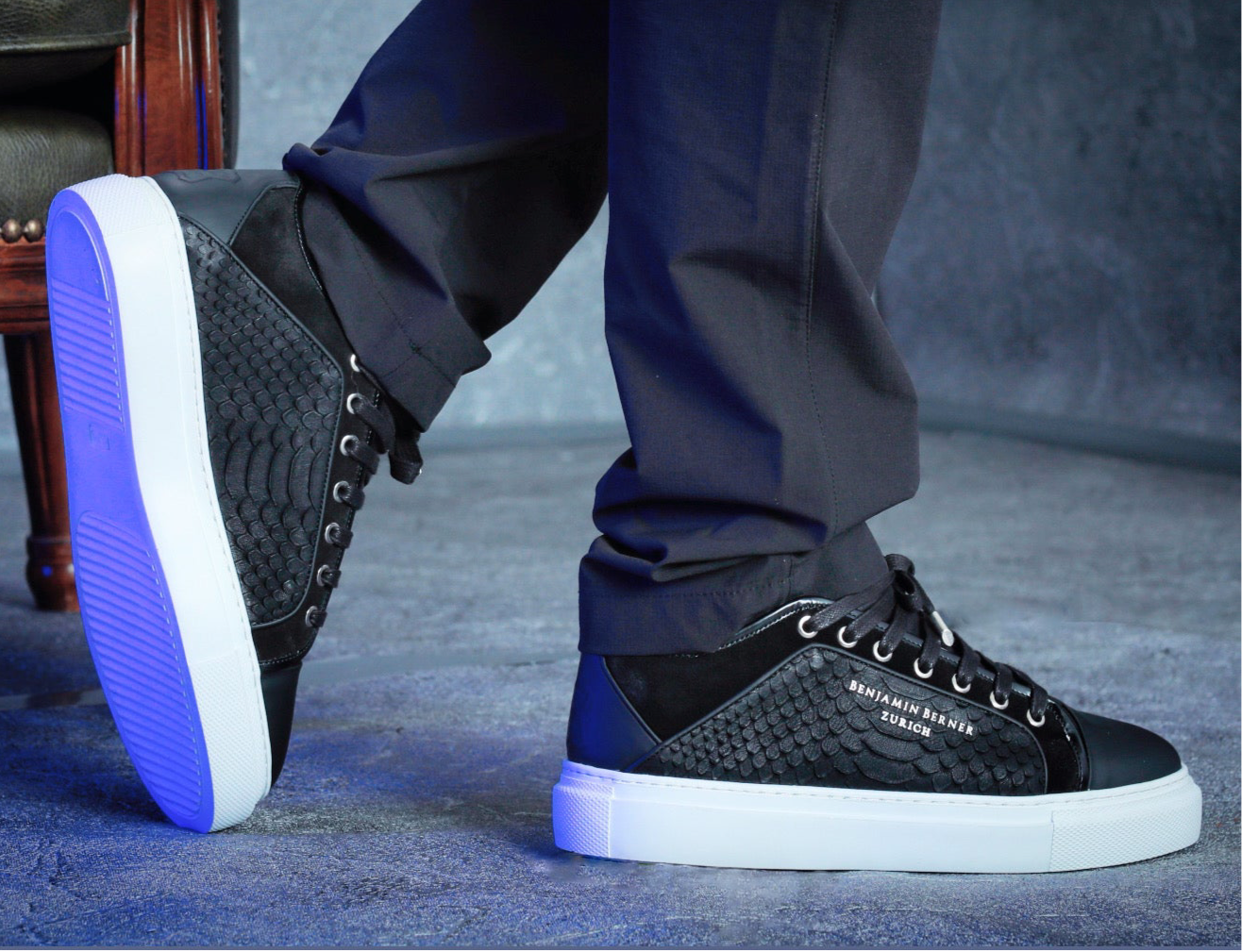 BNJ ODIN BLACK PYTHON CUT NAPPA