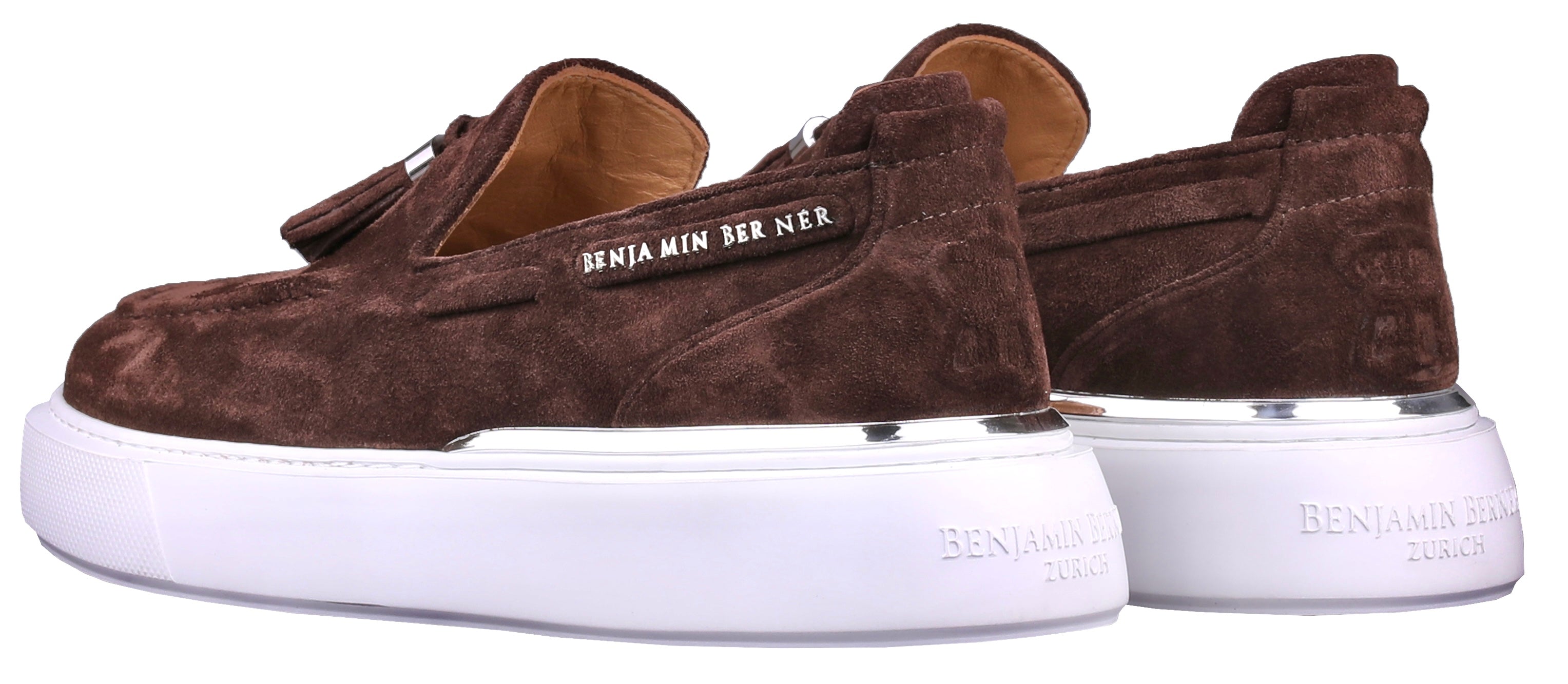 BNJ ORION BROWN SUEDE   TASSEL LOAFER