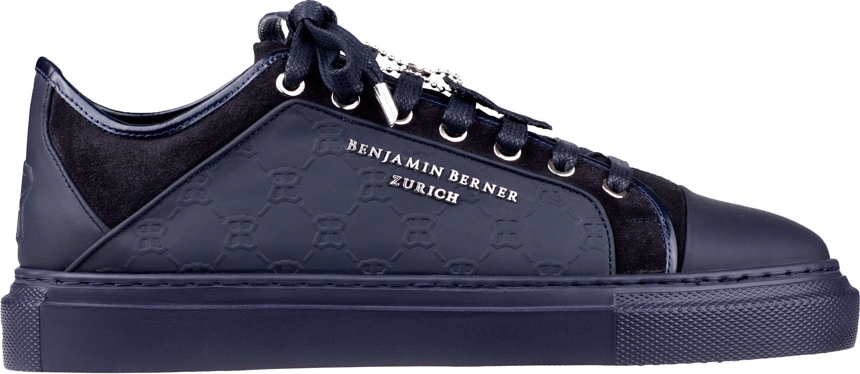 BNJ ODIN MIDNIGHT BLUE  MONOGRAM EMBOSSED MATT NAPPA
