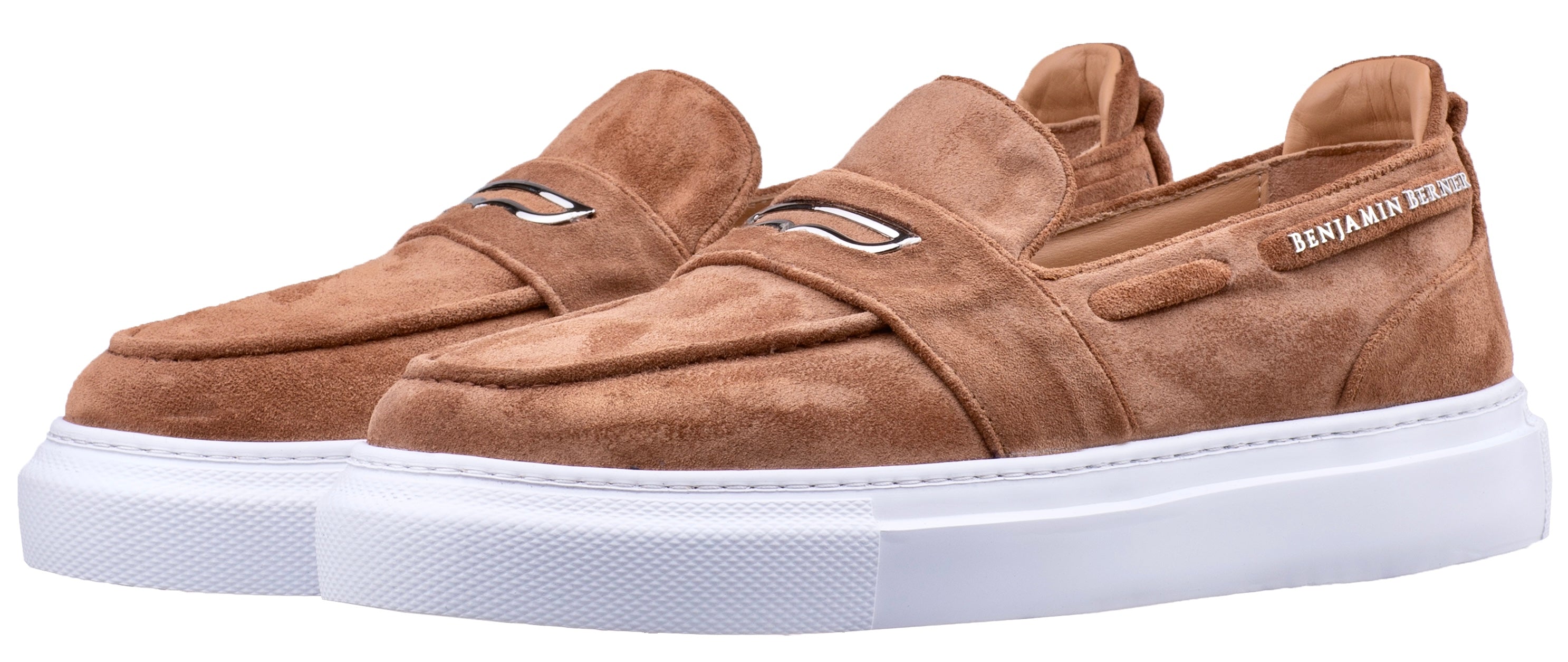 BNJ ENZO  COPPER SUEDE PENNY LOAFER