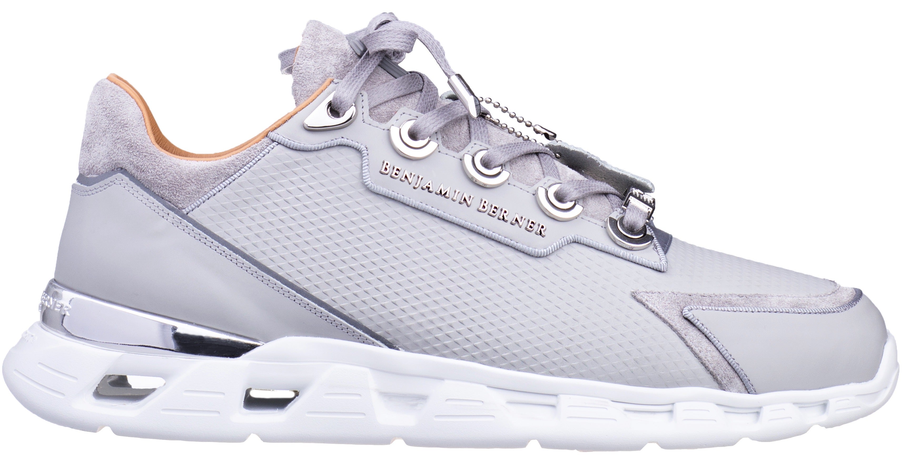 BNJ RAZOR HIGH-TECH RUNNER ICE GREY TRIANGLE EMBOSSED MATT NAPPA ...