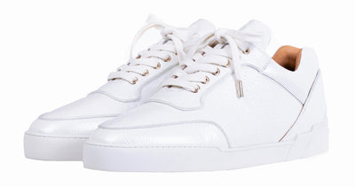 Low-Top OFF WHITE WASHED PATENT CALFSKIN