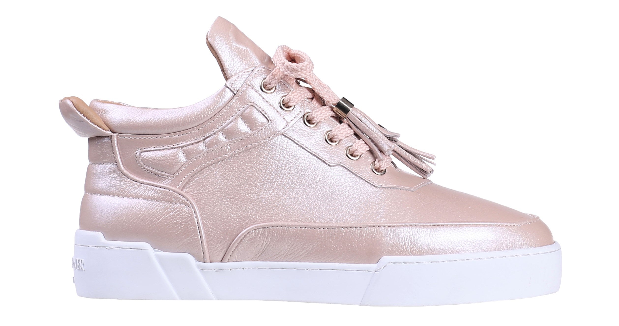 Women's Mid-Top Champagne Silk Finish Nappa