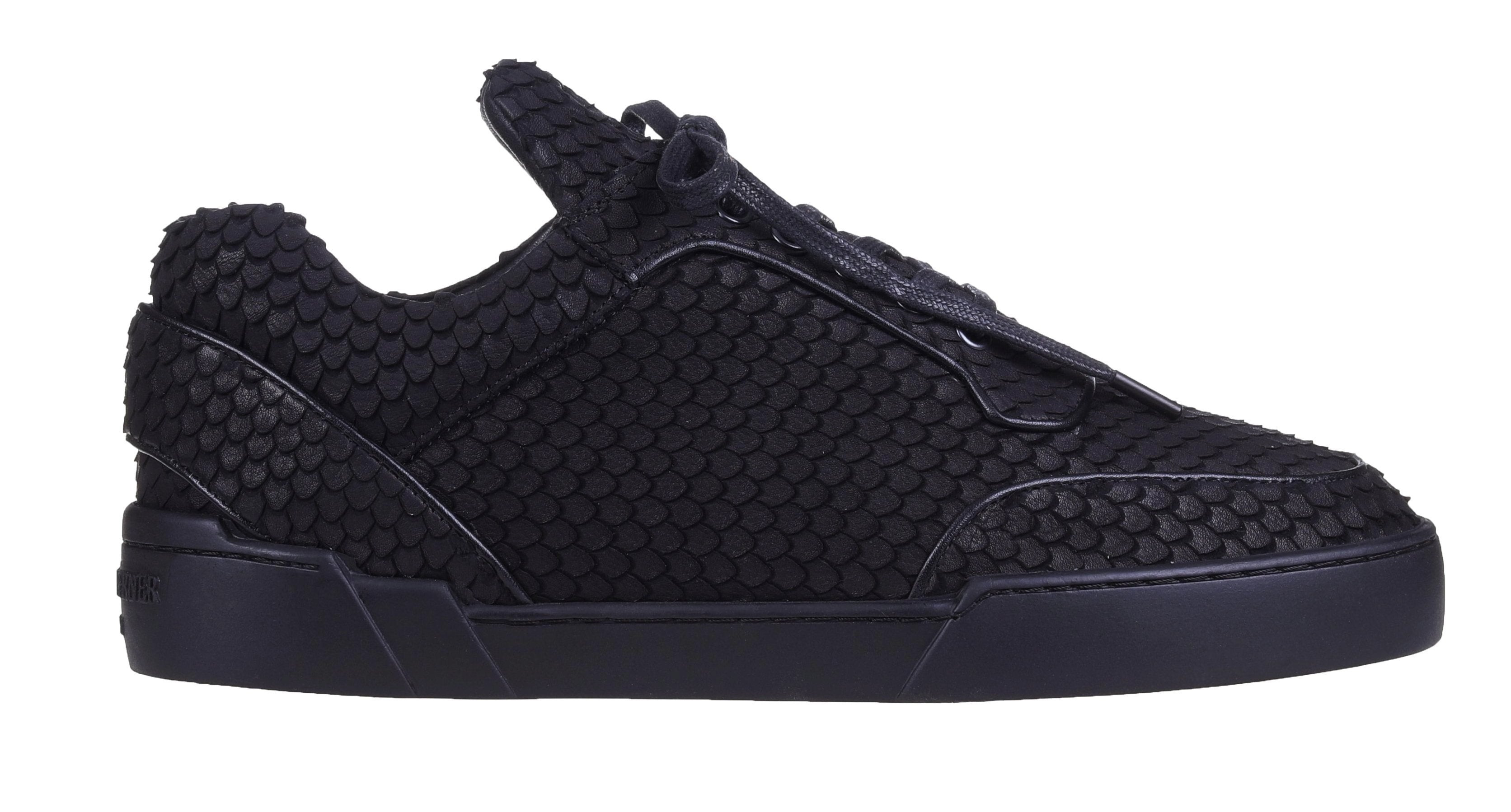 Low-Top BLACK COBRA CUT NUBUCK