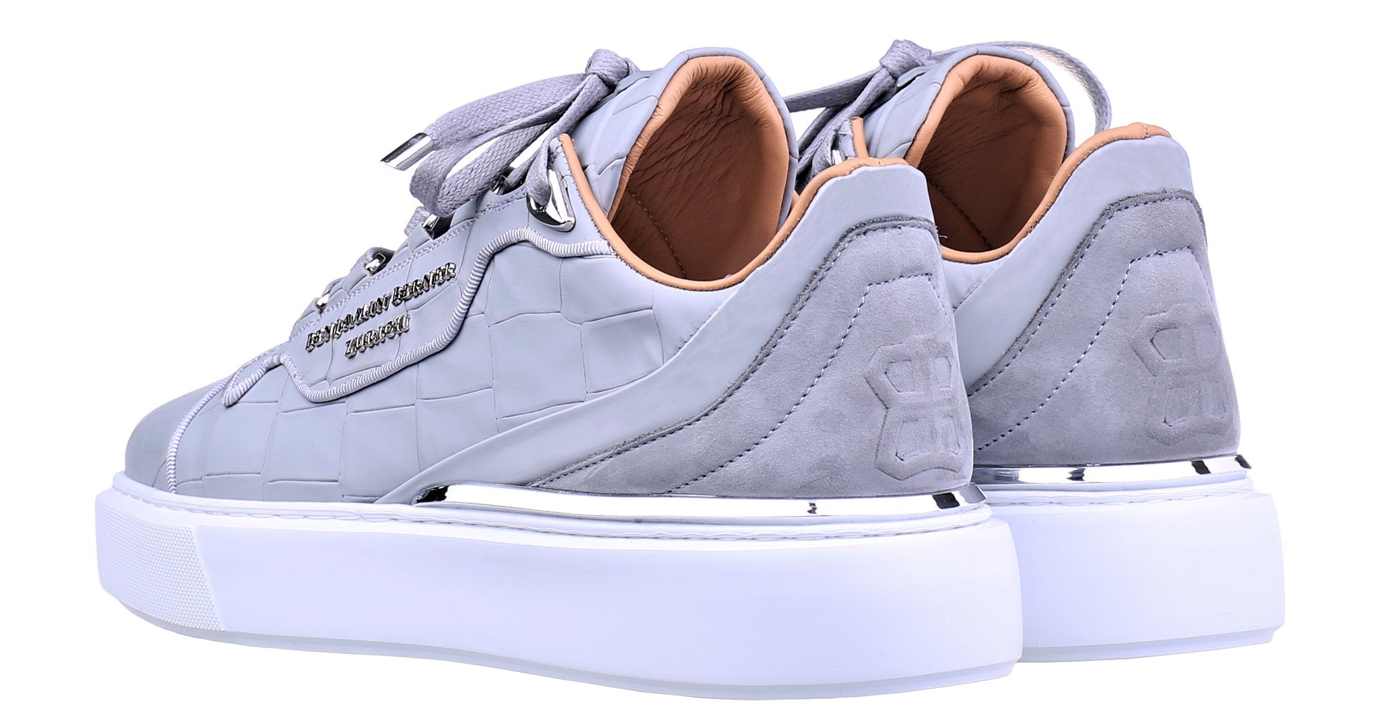 WOMEN'S LOW-TOP BNJ RAPHAEL ICE GREY MATT CROCODILE