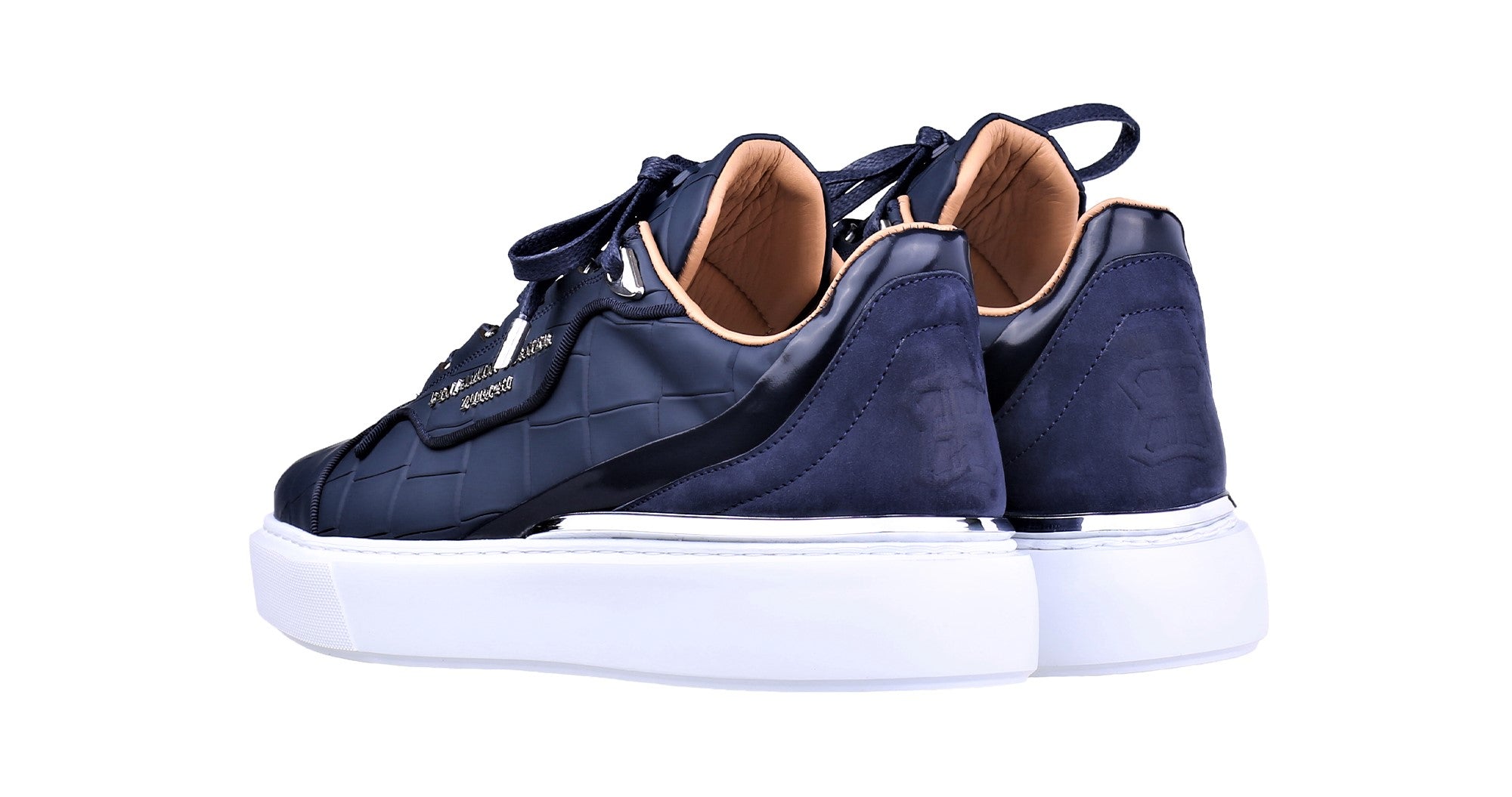 Women's Low-Top BNJ RAPHAEL  NAVY  MATT CROCODILE