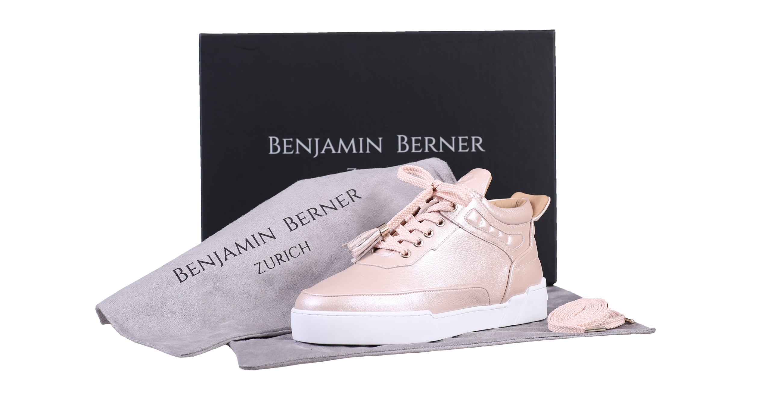 Women's Mid-Top Champagne Silk Finish Nappa