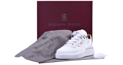 Women's Low-Top BNJ RAPHAEL  WHITE REFLECTIVE CAMOUFLAGE CALFSKIN