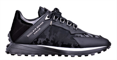 LOW-TOP BNJ ALPHA RUNNER ALL BLACK REFLECTIVE CAMOUFLAGE