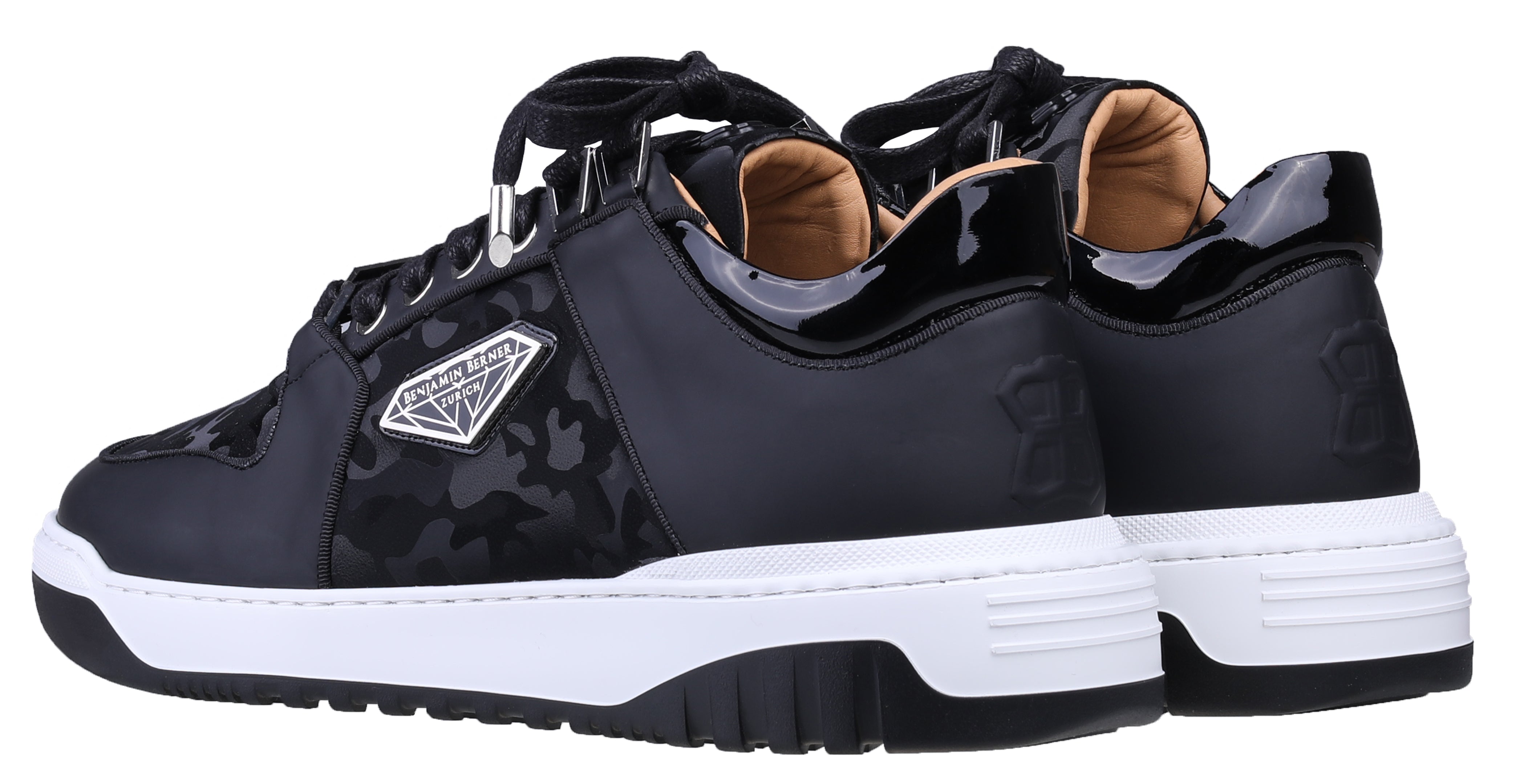 BNJ SIGMA Low-Top BLACK REFLECTIVE CAMOUFLAGE- MATT NAPPA