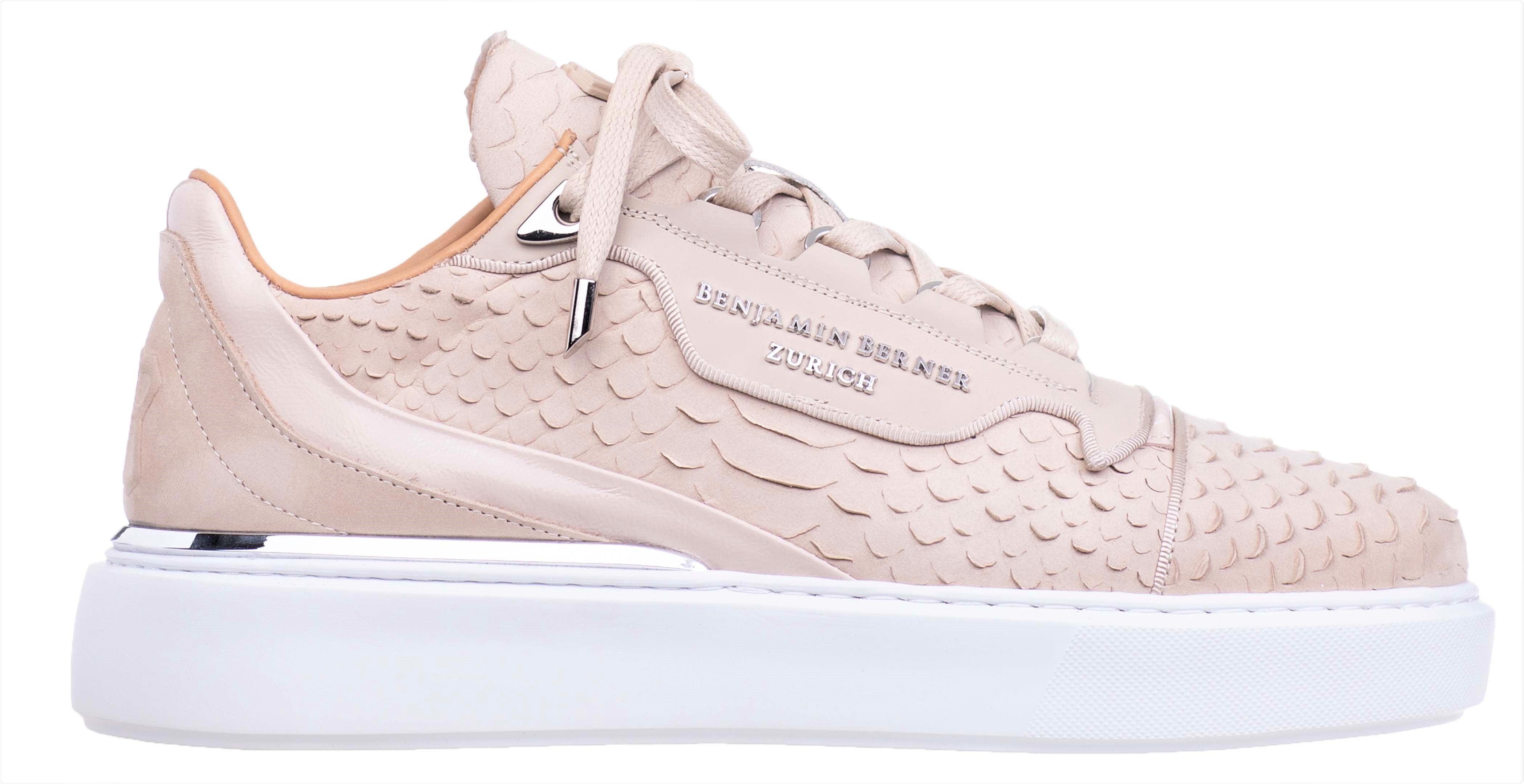 BNJ RAPHAEL Low Top MARBLE PYTHON CUT MATT NAPPA Benjamin Berner