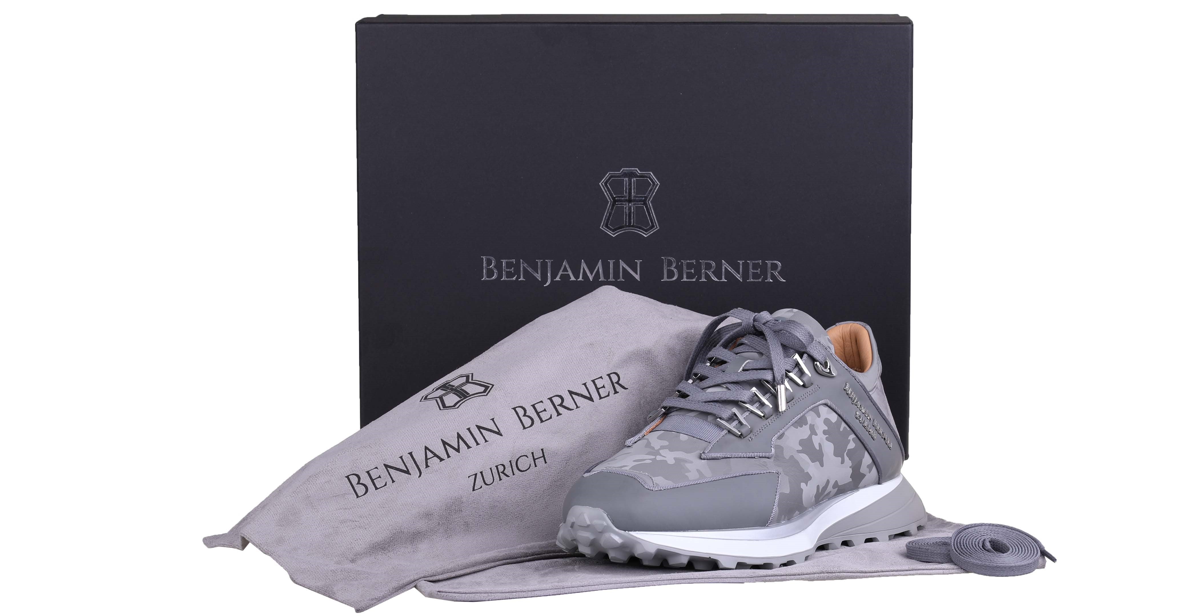 LOW-TOP BNJ ALPHA RUNNER STEEL GREY REFLECTIVE CAMOUFLAGE