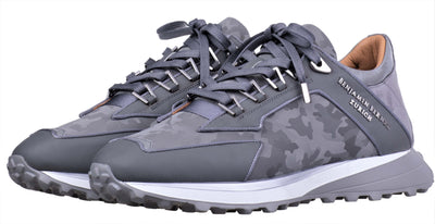 LOW-TOP BNJ ALPHA RUNNER STEEL GREY REFLECTIVE CAMOUFLAGE