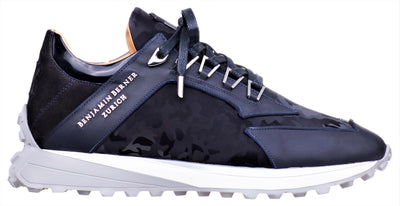LOW-TOP BNJ ALPHA RUNNER NAVY REFLECTIVE CAMOUFLAGE