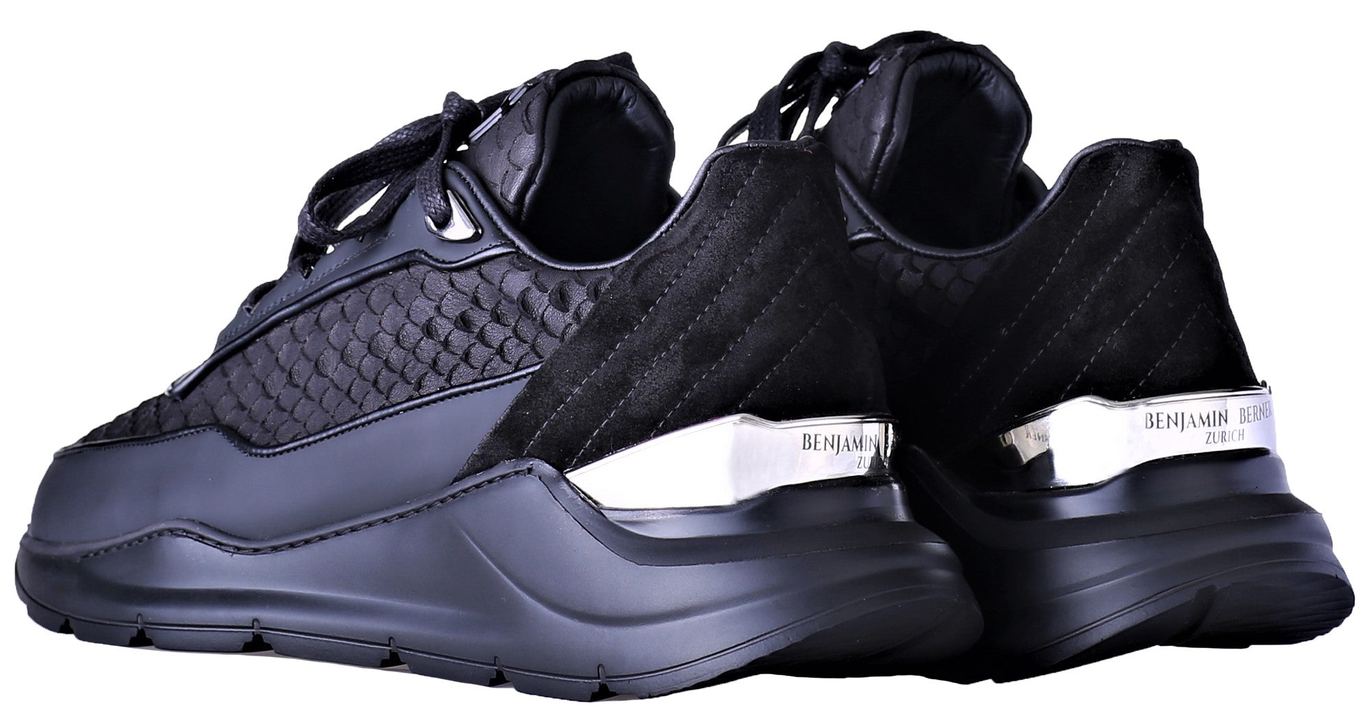 Women's Low-Top Bnj Hector Python Cut-Matt Nappa